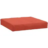 vidaXL Palletkussen 60x60x9,5 cm stof gemêleerd rood