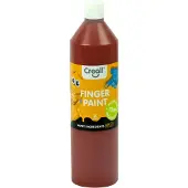 Creall vingerverf conserveringsvrij bruin, 750ml