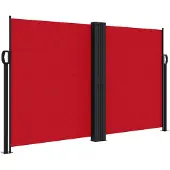 vidaXL Windscherm uittrekbaar 140x1200 cm rood