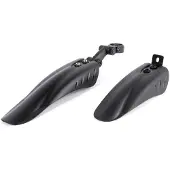 Mirage Fiets spatbord set BMX pvc om zadelpen PM-09 16 inch voor+achter
