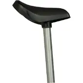 Vwp zadel mini/junior bmx m/zadelpen 22.2 pvc zwart