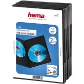 Hama Dvd Slim Double-Box 10, Black