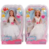 Toys Amsterdam Tienerpop Calleigh Bruid- 29 Cm Wit