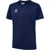 Hummel Functioneel shirt 'Authentic' navy / ultramarine blauw / zwart / wit