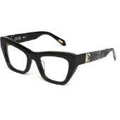 Just cavalli VJC116 51/20/140 Zwarte Glanzende Acetaat Bril Vrouwen VJC116