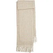 Pieces Sjaal 'PCJira' donkerbeige / offwhite