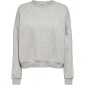 ONLY Sweatshirt grijs gemêleerd