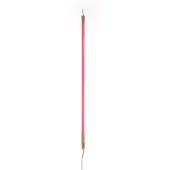 Seletti Vloerlampe , Linea, Roze / Rosé, Woonkamer, Glas, Designer