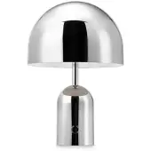 Tom Dixon Bell Portable LED tafellamp 28 cm Zilver