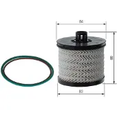 Bosch F 026 402 281 Brandstoffilter