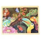 Simply For Kids Houten Puzzel: Regenwoud