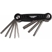Vwp toolset/pocket-tool torx sleutelset zakmes-model 8 in 1