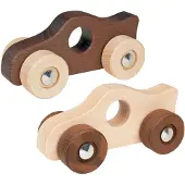 Goki Houten Duwfiguur Raceauto
