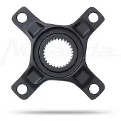 Miranda Crank Spider 104 Mm Yamaha Pw 4 Arm Aluminium Zwart
