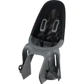 Qibbel Air Grey Black Rack Mounted Rear Baby Seat