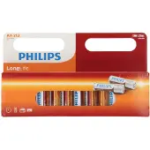 Philips AA-Batterijen R6L12W 12 Stuks Batterij Pack Zinkchloride Technologie 3 Jaar Houdbaarheid 1.5V