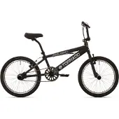 Royal Freestyle bmx 20" bugatti - mat zwart met zwarte banden