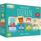 Top 1 Toys Mijn Eerste Dieren Puzzeltrein + Boek