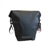 Bagoo enkele fietstas bisonyl zwart. inhoud 22 ltr