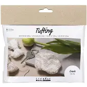 Creativ Company CC Mini Hobbyset Punch Needle Sleutelhanger Beige