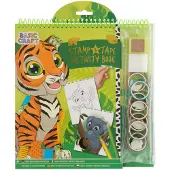 Grafix Stempel en tape activiteitenboek - tijger