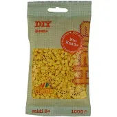Toymax bio strijkkralen - lichtgeel (103), 1000st.