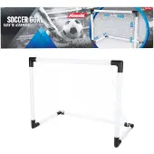 Toi-Toys Voetbaldoel - wit/zwart - kunststof - 64 x 49 x 35 cm
