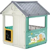 DOLU Speelhuis My First House White/Blue/Yellow
