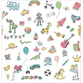 Lobbes Inpakpapier Speelgoed, 3mtr