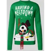 Lindbergh Kersttrui met labelstitching