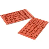Silikomart Choco 123 vorm 30 cm silicone bruin