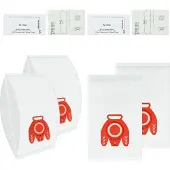 OEM Stofzuigerzakken met motorfilter en AirClean-filter, 3D-efficiëntie, compact formaat