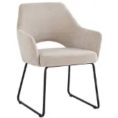 Fonq Gap Eetkamerstoel - Beige / Zwart