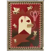&tradition Momento JH46 plaid 180x130 cm Red dawn
