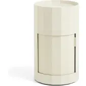 HAY Bijzettafel Facet Cabinet Incl. Feet And Castors High Eggshell