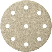 Ivana Schuurschijf - Klittenband - Rond 9-Gats - Korrel 120 - Ø125mm - 10 Stuks
