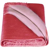 Alpaca Loca Dames Sjaals Double Scarf - Rood - Maat ONESIZE