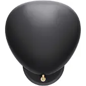 Gubi Design wandlamp Cobra, zwart, Woon-/ Eetkamer, metaal, Design, Wandlamp design