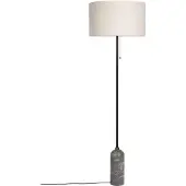Gubi Gravity Vloerlamp Grijs En / - Vloerlampen Marmer Canvas - 10012248