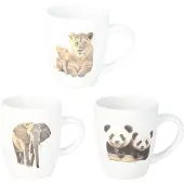 Excellent houseware Mokje jungle 220ml set a 3 stuks