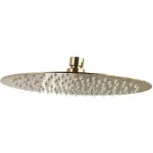 Sanilux Hoofddouche mia rond ultra thin 30 cm geborsteld goud
