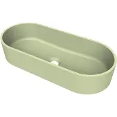 Arcqua case opbouw waskom ovaal 60x26 mat pastel groen