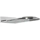 Boss & Wessing Bws wand hoofddouche waterval met afronding 25x60 cm chroom