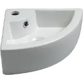 Wiesbaden Pallas hoekfontein 44 5x32 5x13cm wit
