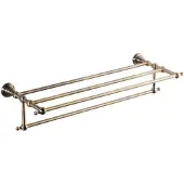 Sapho Diamond Handdoekenrek met stang 60cm, brons