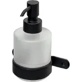 Haceka IXI zeepdispenser zwart mat