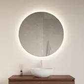 Gliss Design Spiegel Oko Rond LED Verlichting 70cm Incl. Verwarming