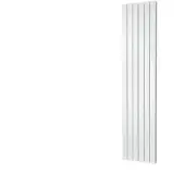 Boss & Wessing Designradiator plieger cavallino retto dubbel 1162 watt middenaansluiting 180x45 cm zwart
