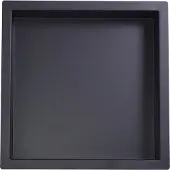 Boss & Wessing Inbouwnis BWS Elegance 30x30x7 cm Mat Zwart