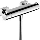 Hotbath Gal GL008 Thermostatische Douchemengkraan Met 1/2" Onderaansluiting - Chroom - Messing - Kranen, Douchekranen, Douchethermostaten - Kranen, Douchekranen, Douchethermostaten